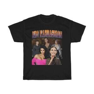 Kim Kardashian Pop Culture Celebrity Portrait Fan T Shirt